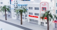 Architectural model of a Boulevard
