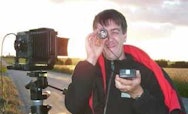Chris Moles taking a photo