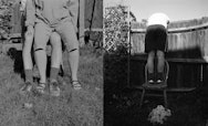 Black and White Photograph of legs