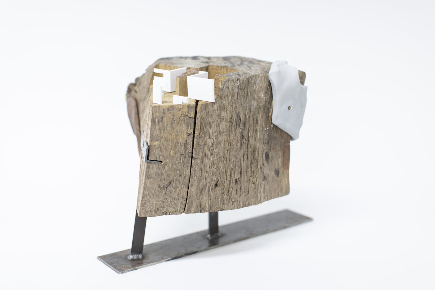 A piece of drift would concealing a architectural model.