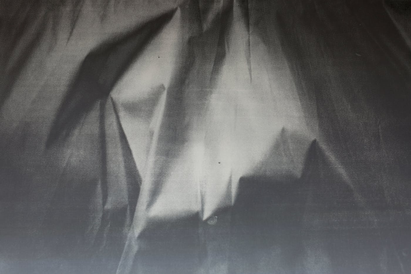 A black and white abstract image