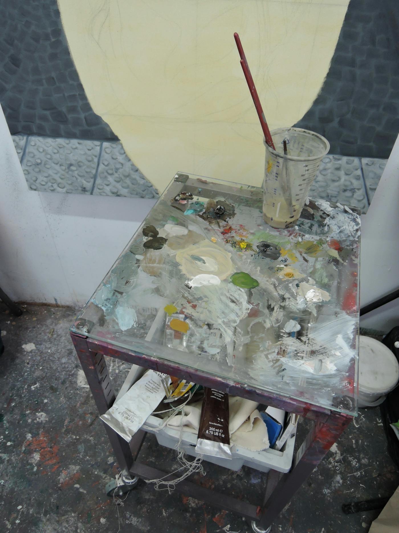 Painting work station