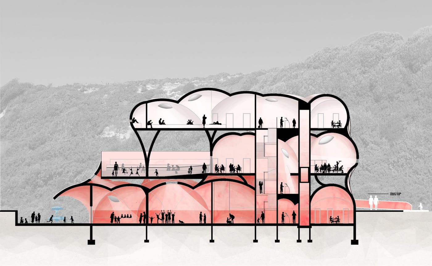 Drawing of building
