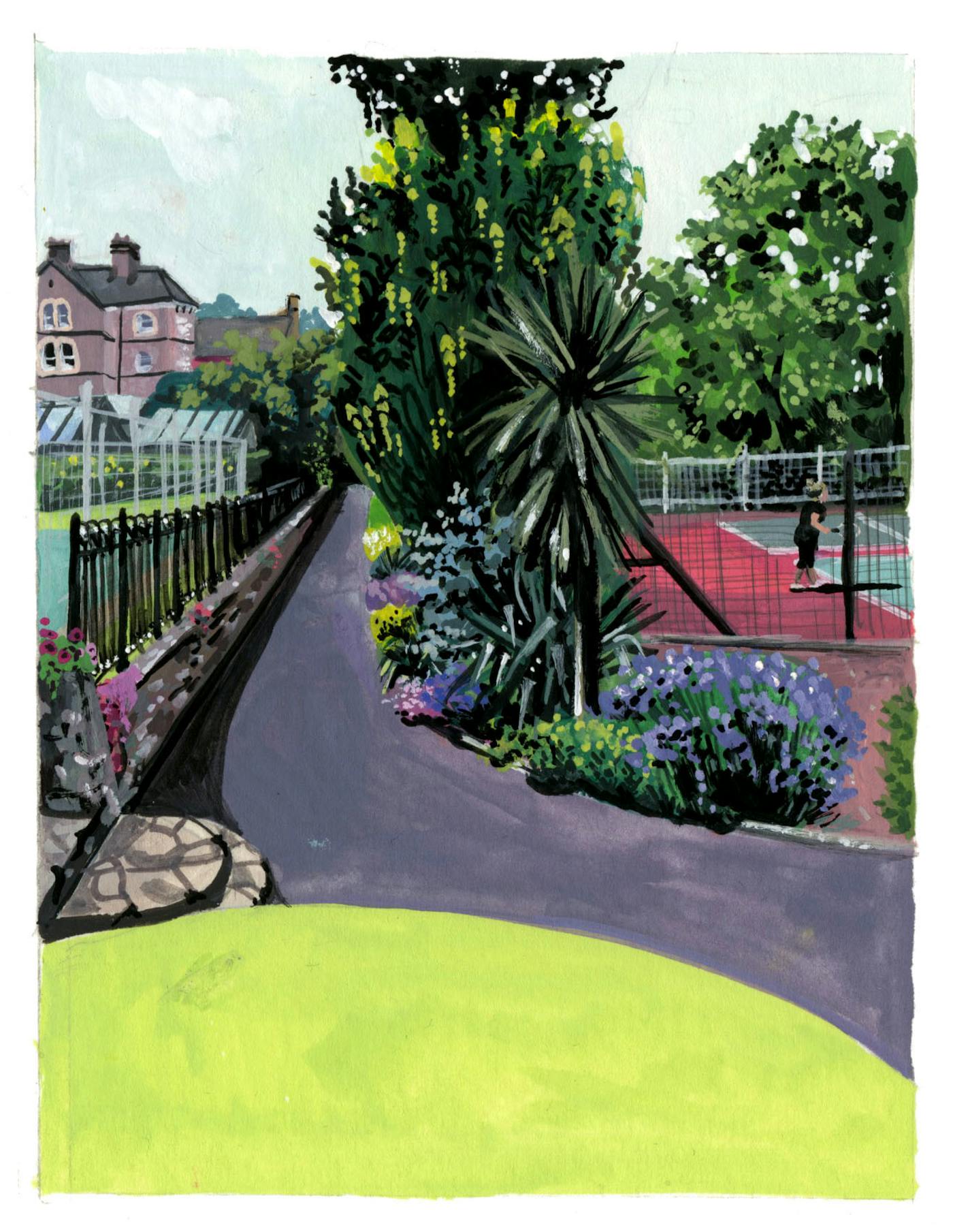 Illustration of Bournemouth Gardens