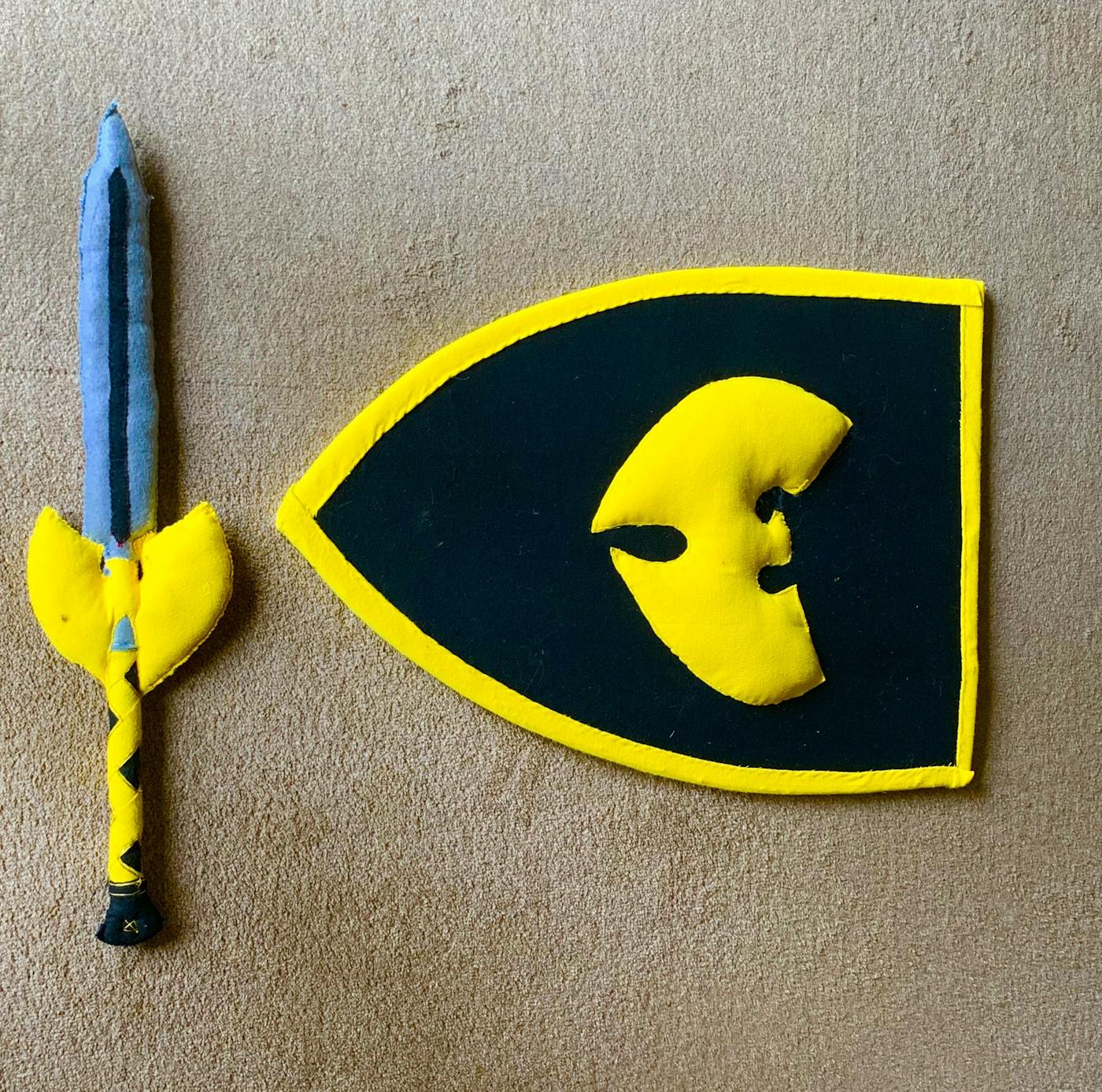 Handmade sword and shield