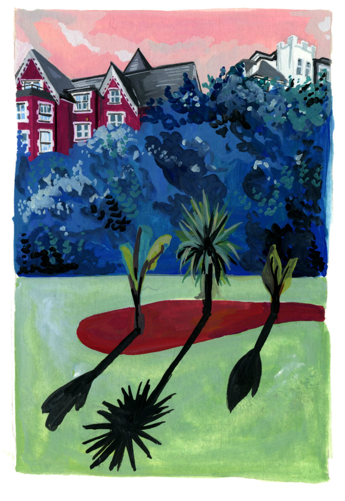 Illustration of Bournemouth Gardens