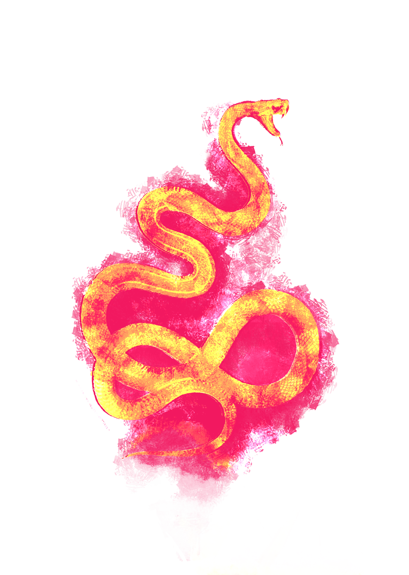 Illustration of a snake