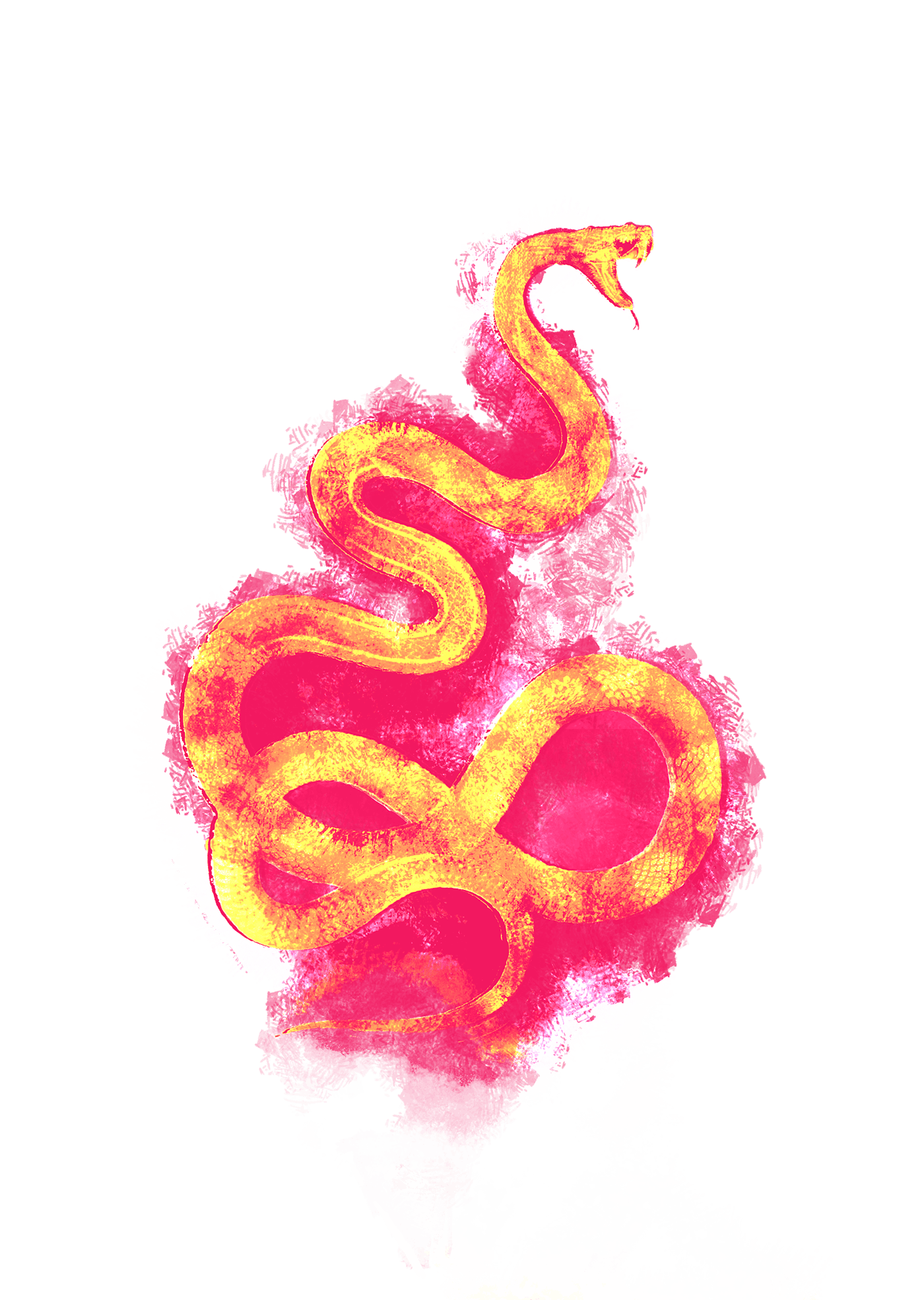 Illustration of a snake